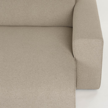 Milka - Canapé d'angle droit 4 places en tissu