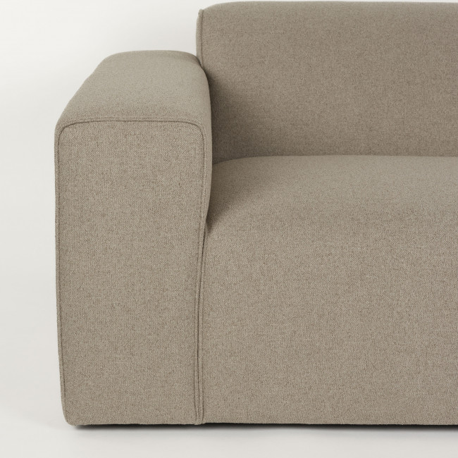 Milka - Canapé d'angle droit 4 places en tissu