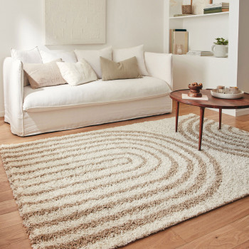 Tika - Tapis contemporain à motifs d'arches