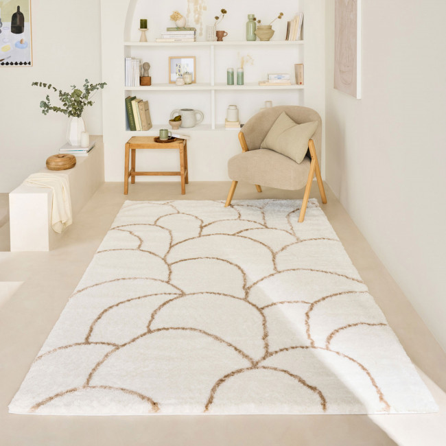 Kova - Tapis graphique à motif d’écailles