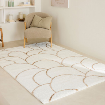 Kova - Tapis graphique à motif d’écailles