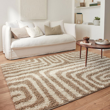 Zaro - Tapis contemporain à motifs géométriques