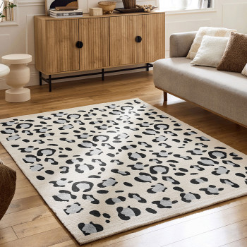 Nomad - Tapis contemporain à motifs léopard