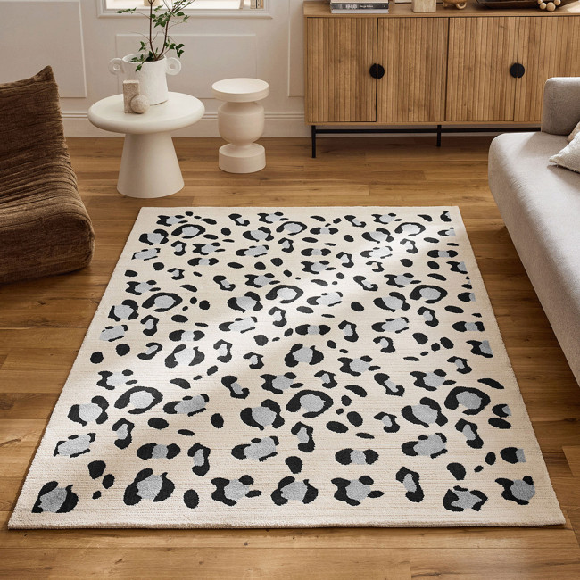Nomad - Tapis contemporain à motifs léopard