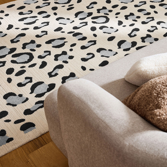 Nomad - Tapis contemporain à motifs léopard