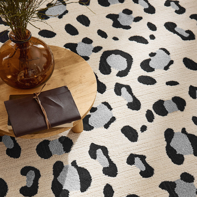 Nomad - Tapis contemporain à motifs léopard