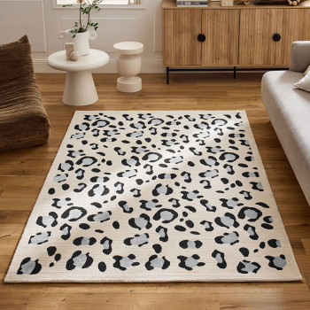 Nomad - Tapis contemporain à motifs léopard