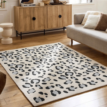 Nomad - Tapis contemporain à motifs léopard