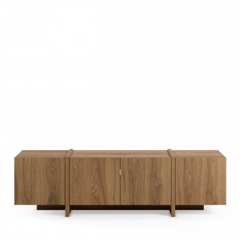 Nicole - Meuble TV 4 portes en bois 180cm