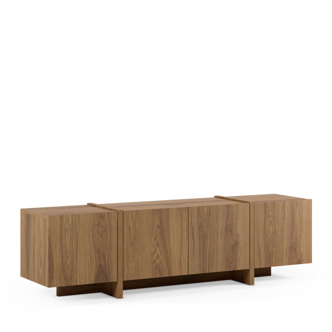 Nicole - Meuble TV 4 portes en bois 180cm