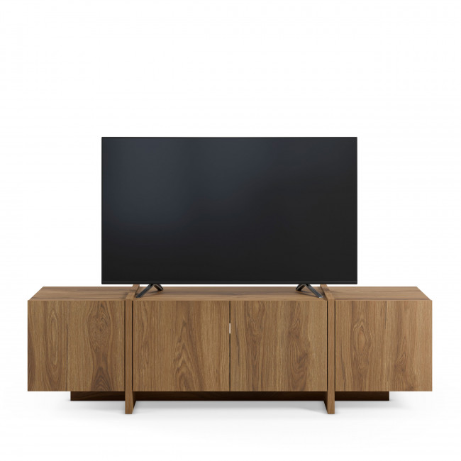 Nicole - Meuble TV 4 portes en bois 180cm