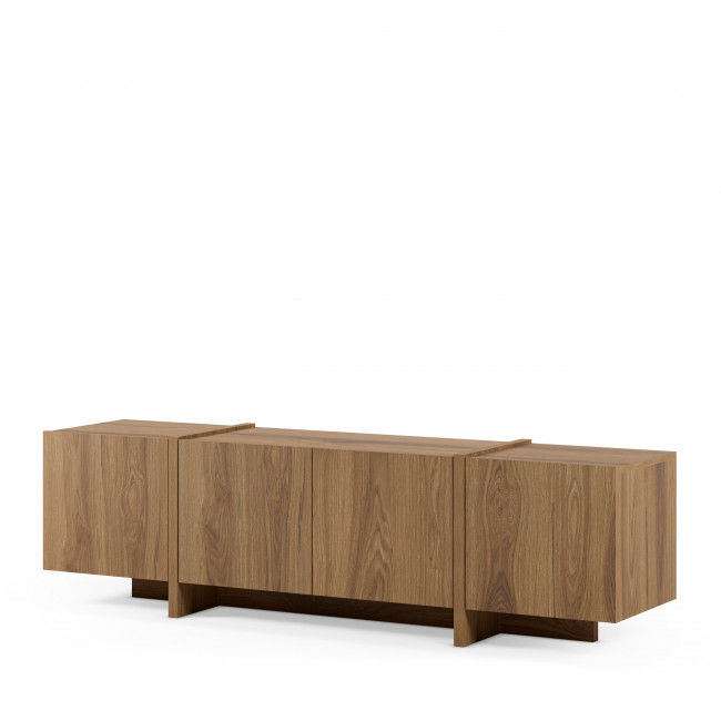 Nicole - Meuble TV 4 portes en bois 180cm