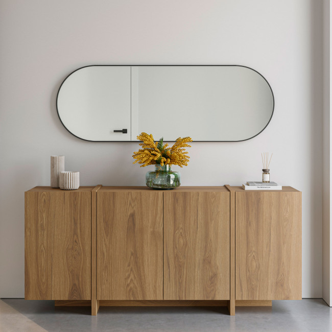 Nicole - Buffet 4 portes en bois L180cm