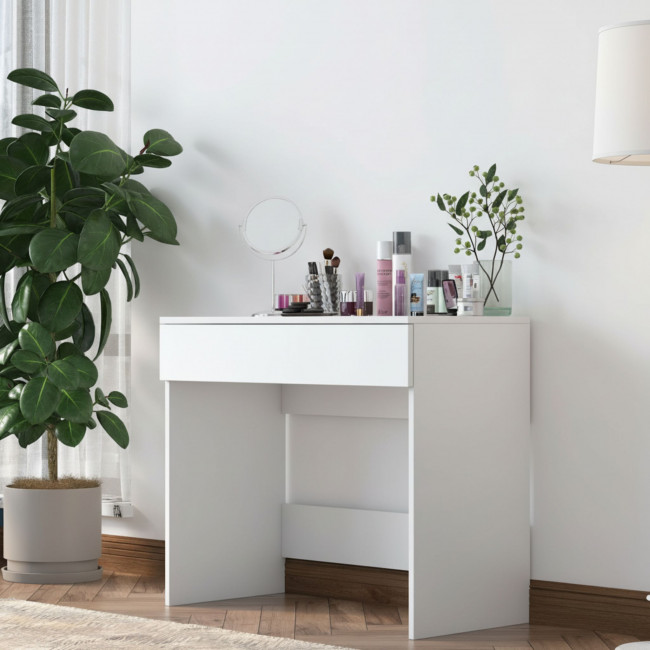 Auri - Coiffeuse 1 tiroir en bois L90cm