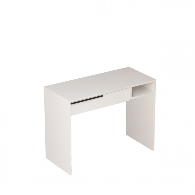 Soya - Coiffeuse 1 tiroir avec miroir à fixer L45cm