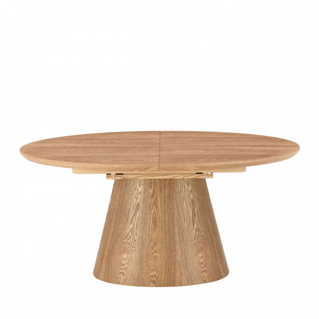 Cami - Table à manger extensible 8-10 personnes ovale en bois