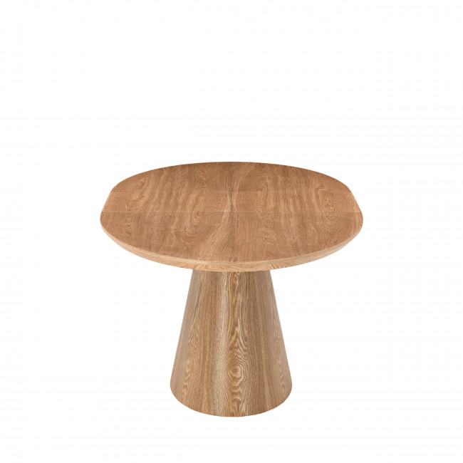 Cami - Table à manger extensible 8-10 personnes ovale en bois