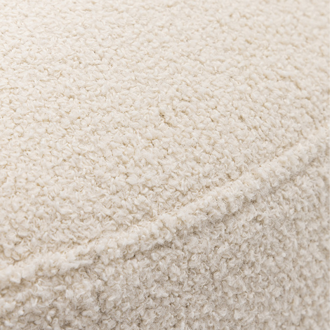 Ploom - Banc arrondi en tissu bouclette L105cm