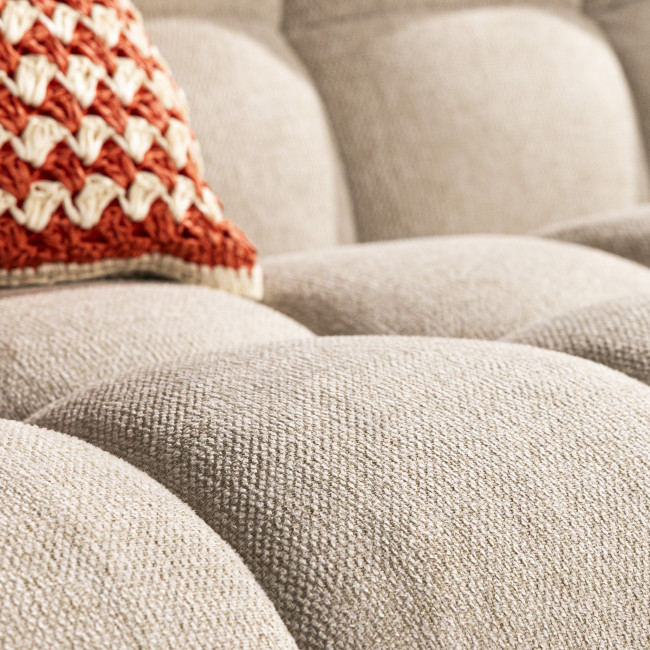 Bolly - Canapé d'angle réversible 4 places en tissu