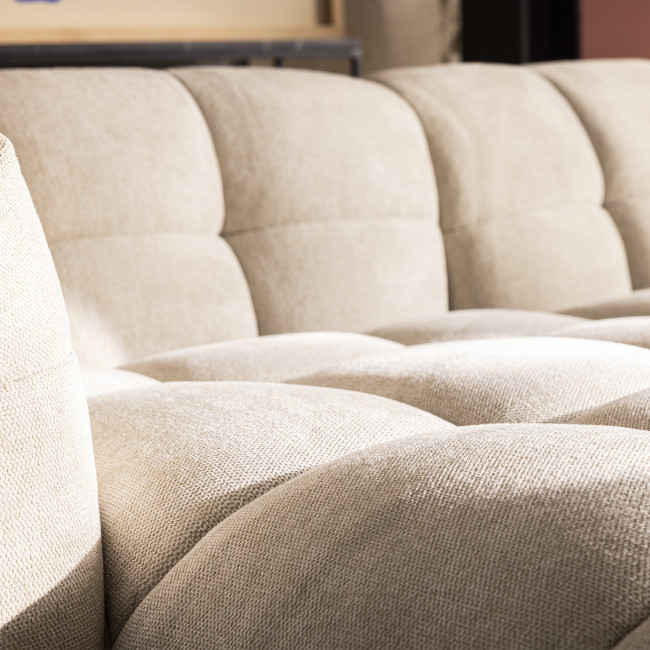 Bolly - Canapé d'angle réversible 4 places en tissu