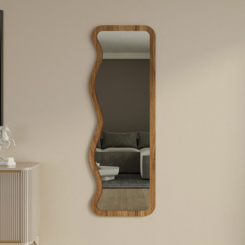 Ronda - Miroir sur pieds en bois 50x160cm