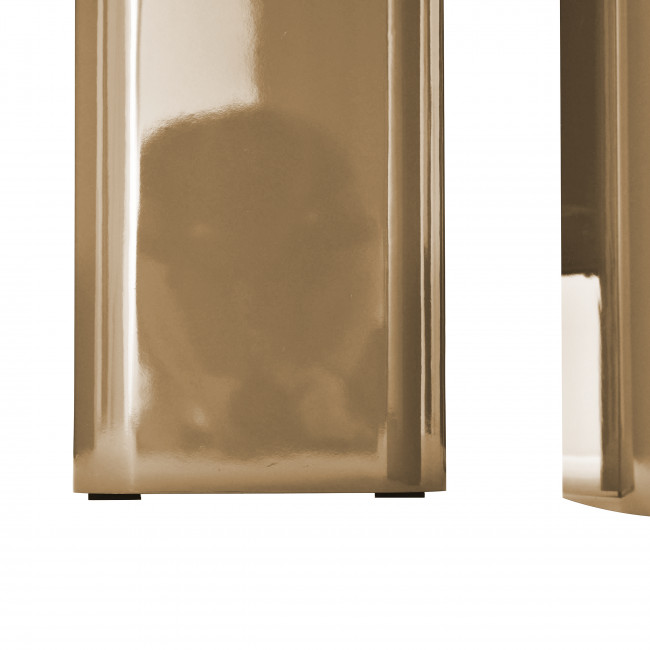 Glossi - Table à manger 8 personnes ovale en bois laqué