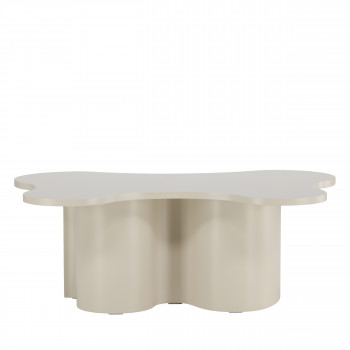 Flow - Table basse organique en bois 120x80cm