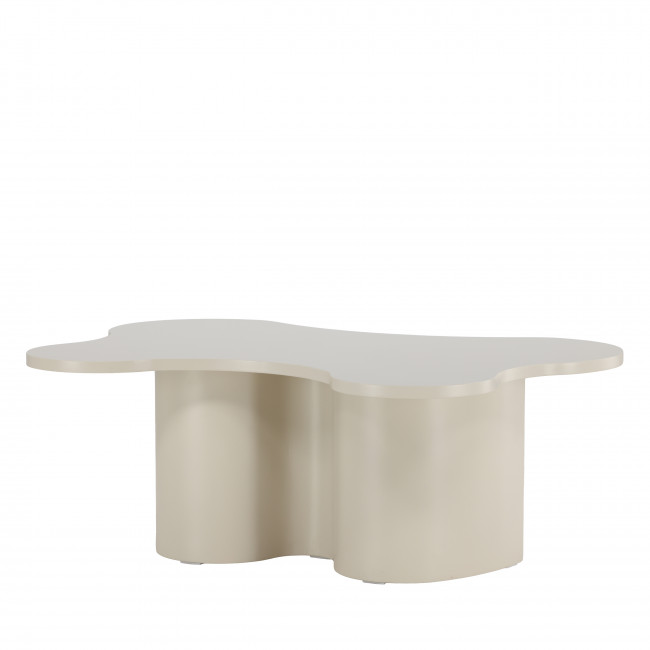 Flow - Table basse organique en bois 120x80cm