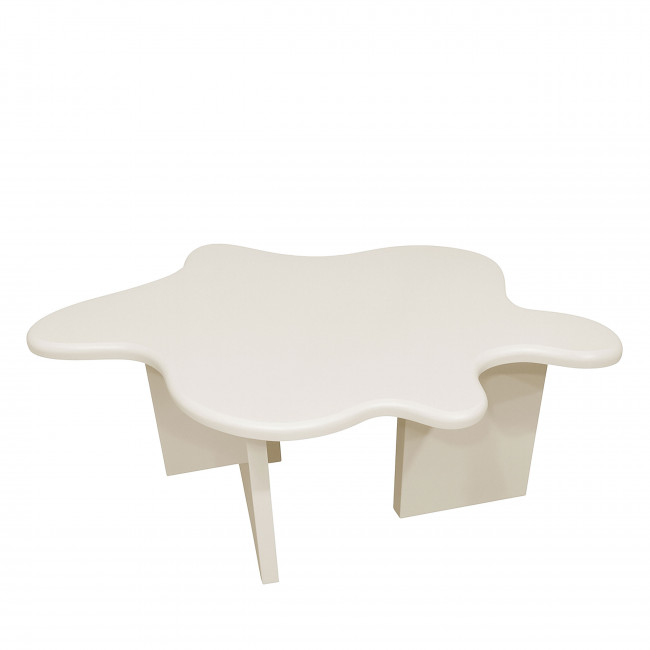 Flower - Table basse organique en bois