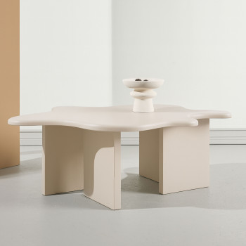 Flower - Table basse organique en bois