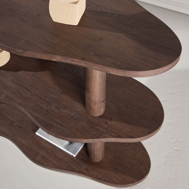 Moln - Étagère organique en bois L120cm