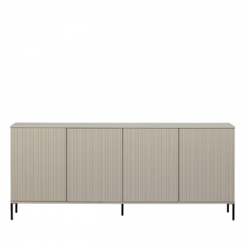 New gravure - Buffet 4 portes en bois L200cm