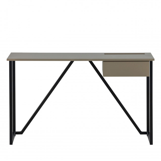 Nex julius - Bureau en bois et métal avec tiroir