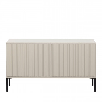 New Gravure - Meuble TV 2 portes en bois L100cm