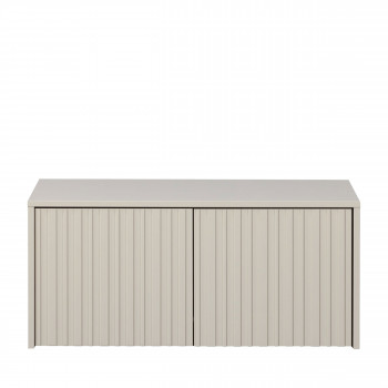 New Gravure - Banc d'entrée avec rangement en bois L88cm