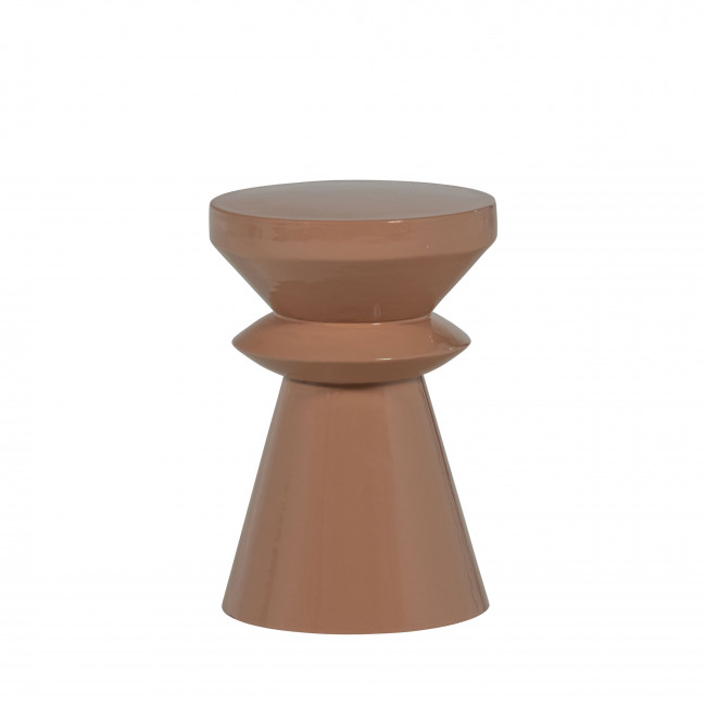 Fedde - Table d’appoint ronde en métal ⌀30cm