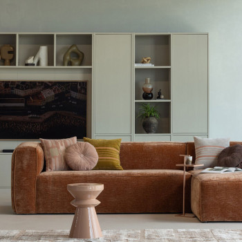 Fedde - Table d’appoint ronde en métal ⌀30cm