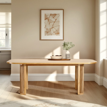 Capana  - Table à manger 8 personnes en bois