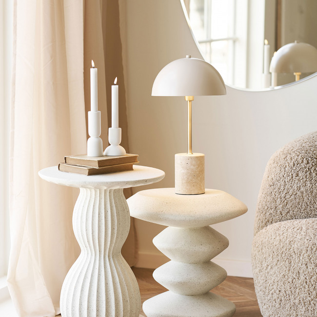 Sheffield - Lampe à poser en marbre et métal