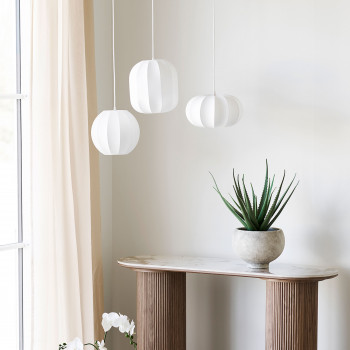 Conventry - Suspension ronde en soie ø25cm