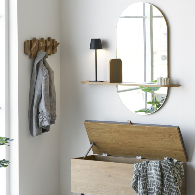 Caltra - Porte-manteaux en bois L40cm