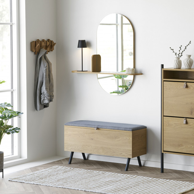 Caltra - Porte-manteaux en bois L40cm