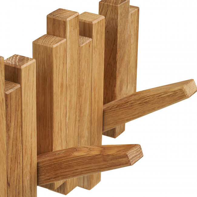 Caltra - Porte-manteaux en bois L40cm