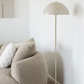 Sheffield - Lampadaire en marbre et métal H115cm