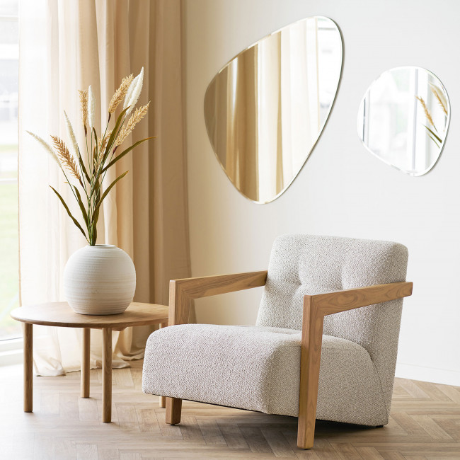 Jena - Table basse ronde en bois ø70cm