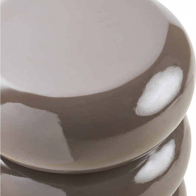 Rosolina - Table d'appoint ronde en fibre de verre 35.5x35.5cm