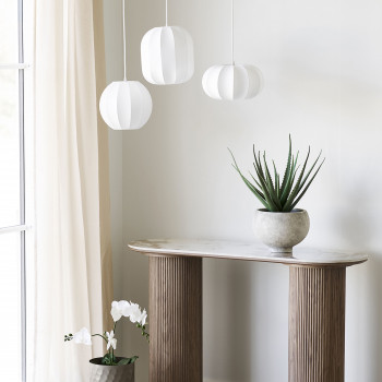 Conventry - Suspension ronde en soie ø28cm