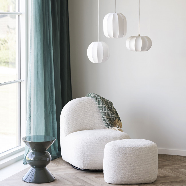 Conventry - Suspension ronde en soie ø28cm