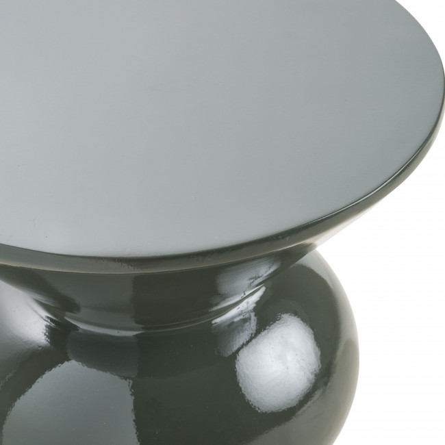 Rosolina - Table d'appoint ronde en fibre de verre 33,5x33.5cm