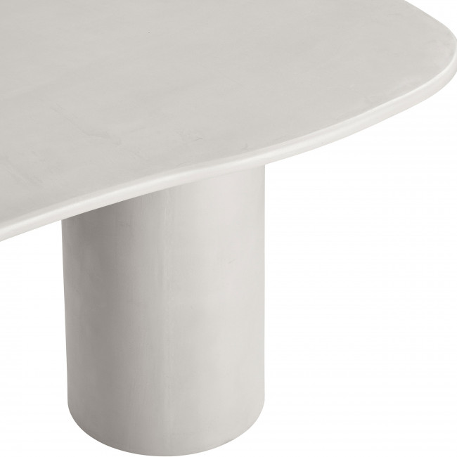 Maranola - Table à manger 10 personnes organique effet béton